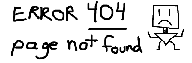 Error 404 page not found